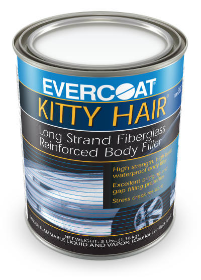 Fibre Glass-Evercoat 100868 Kitty Hair, Quart