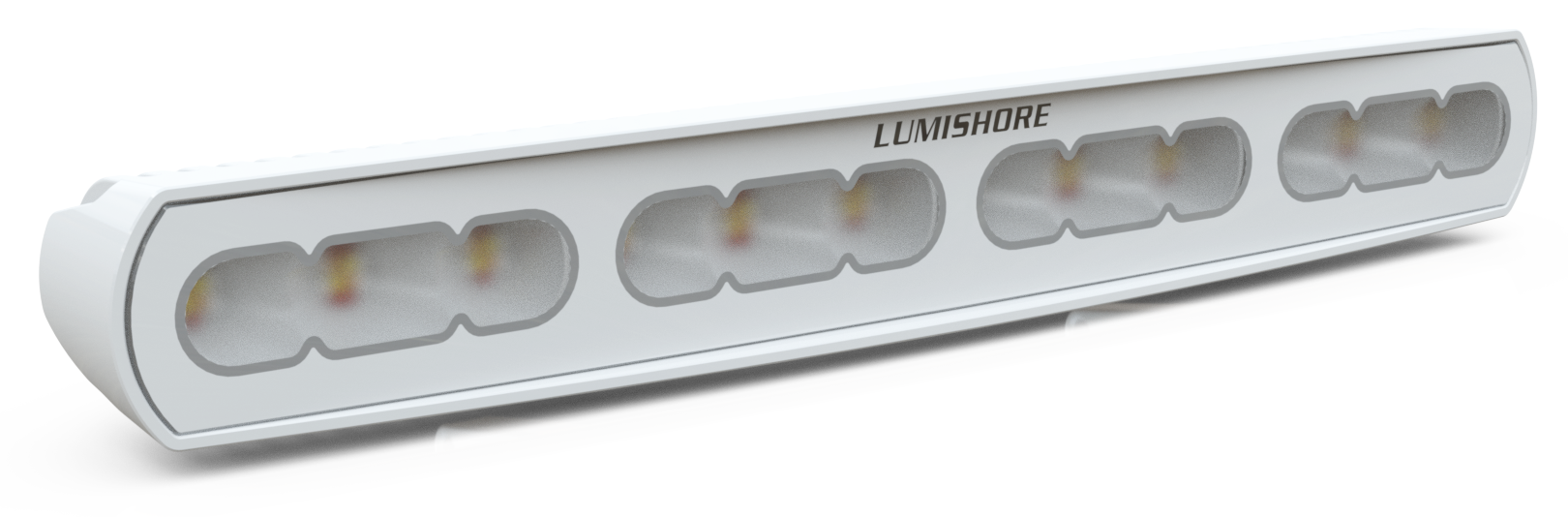 Foco reflector Lumishore Lux de 18", 7500 lúmenes, CRGBW, 10,5-31 V CC, IP68, blanco