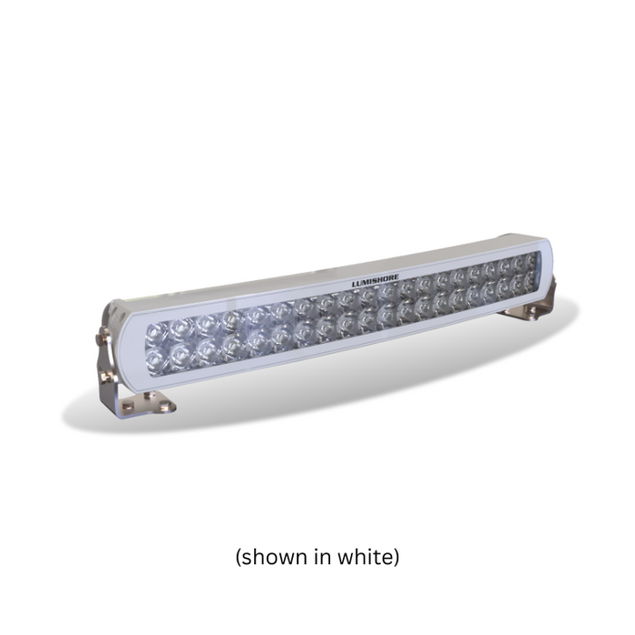 Lumishore Spotlight Curved 20" Black 5500K | 10/31V 33,750 Lumens / 15,000 Fixture Lumens