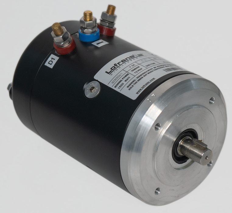 Lofrans Motor 12V/1500W, 14mm Shaft | for Tigres - Post 2012, #1250A