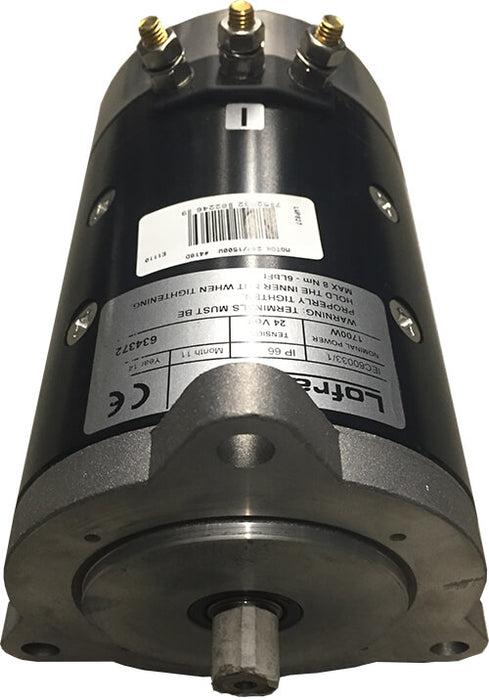 Lofrans Electric Motor 1500 W 24 V, #418D/418H