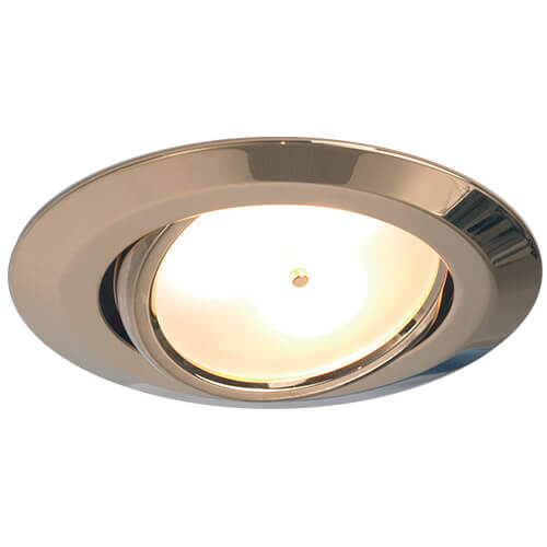 Imtra Lighting Leer LED Adjustable Downlight, Gold, 10-30VDC | Warm White, Master (Dimmable), IP20