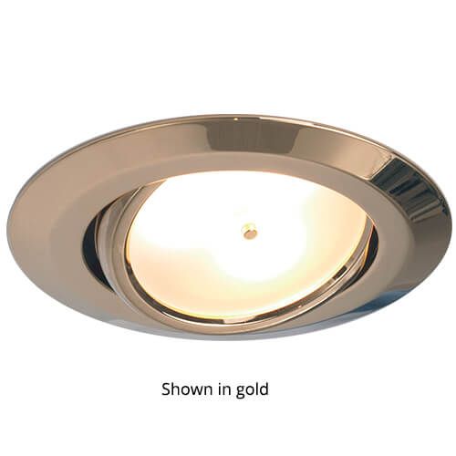 Foco LED regulable Imtra Lighting Leer, cromo mate, IP20 | 10-30 V CC, blanco cálido, regulable