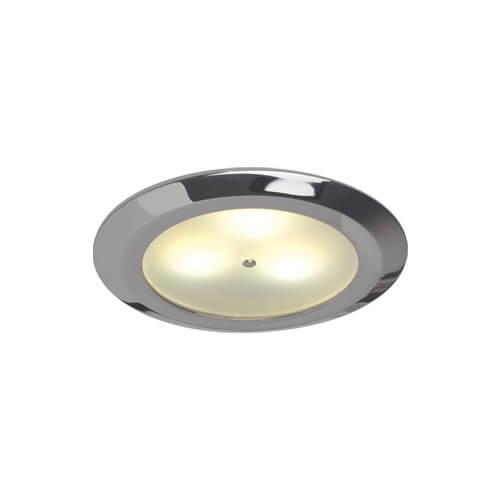 Foco LED Leer de Imtra Lighting, cromado, 10-30 V CC | Blanco cálido, regulable, IP20