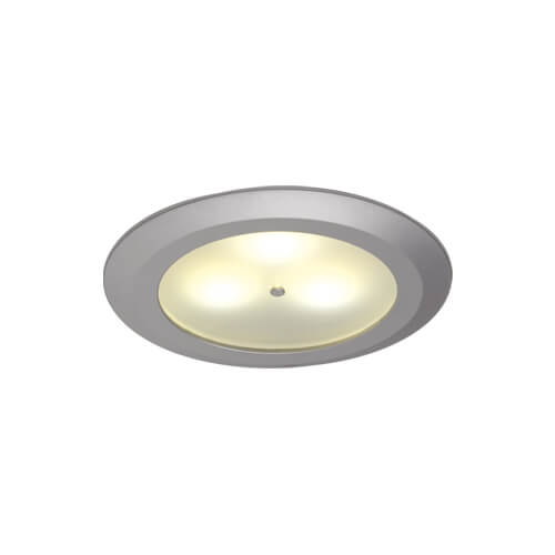 Downlight LED Leer de Imtra Lighting, cromo mate, azul marino/azul | 10-30 V CC, regulable, IP20