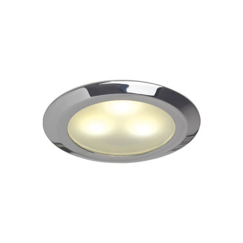 Imtra Lighting Leer LED Downlight, Chrome, WW/Red, 10-30VDC | Slave (Dimmable with Master), IP20