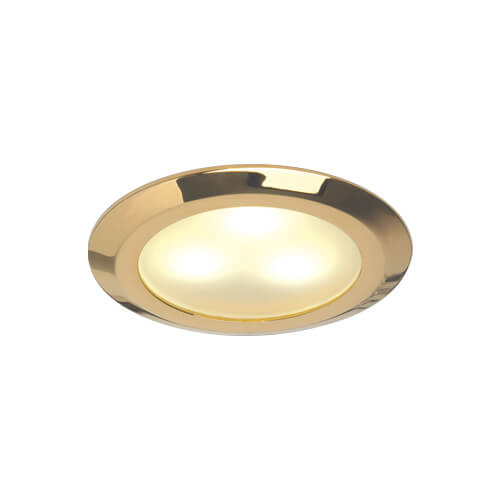 Imtra Lighting Leer LED Downlight, Gold, 10-30VDC | Warm White, Slave (Dimmable with Master), IP20