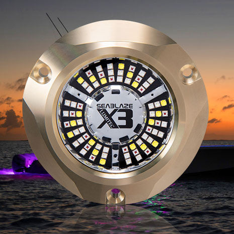 Lumitec – 101946 – SeaBlaze X3 LED Underwater Light - Spectrum