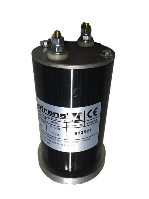 Lofrans Motor 12V/800W 2-Terminal with | Studs On End Cap #1231B