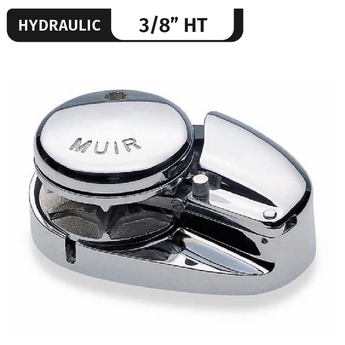 Muir Storm Vr2500, Stainless Steel, Hydraulic | Low-Profile, Vert. Rope/Chain Windlass for 3/8" High Tens.