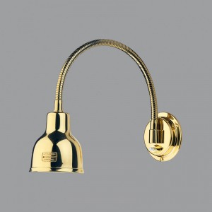 Muir Cabin Chart Lamp LED, Small, Pvd Gold, 10-30VDC, | 1 x 1W LED