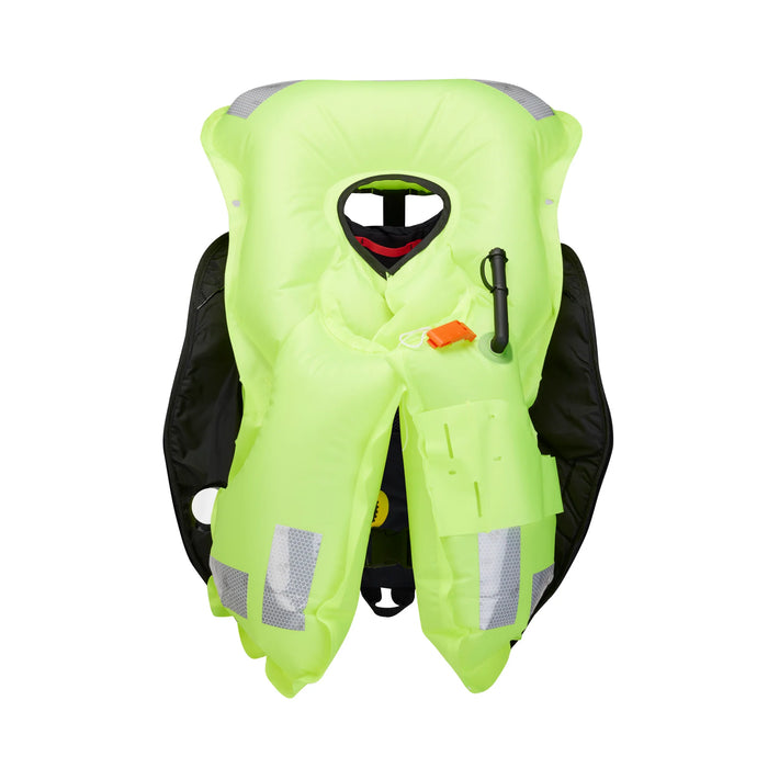 Mustang Survival Elite 190 Inflatable PFD Universal Size Black with Hammar Hydrostatic Inflation Technology