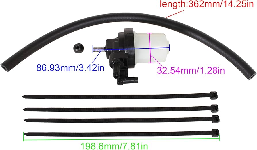 Mercury 889527A07 Kit de filtro de combustible