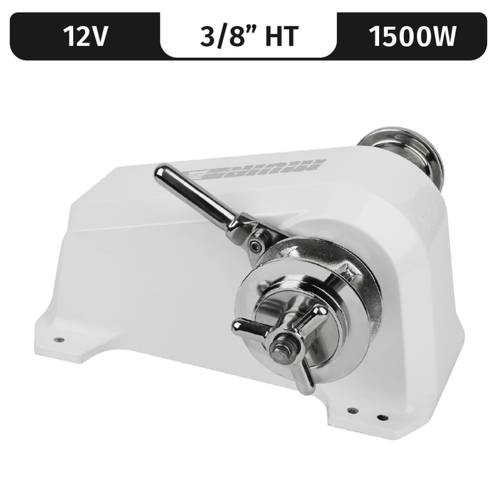 Muir Jaguar, Compact Hr3500, 12V, 1700W | Composite, 3/8" High Tens., Single Gypsy/Single Drum