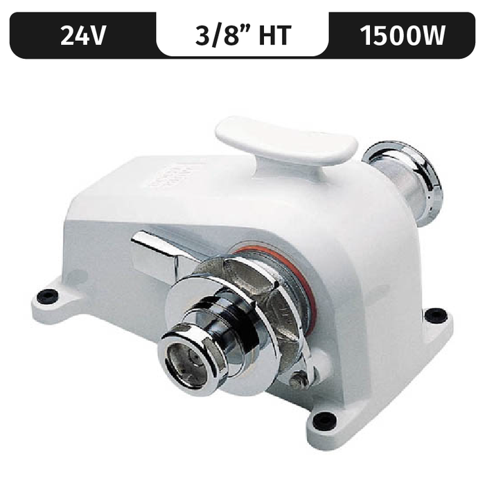 Muir Thor, Compact Hr4000, 24V, 1700W | Aluminum, 3/8" High Tens., Single Gypsy/Single Drum