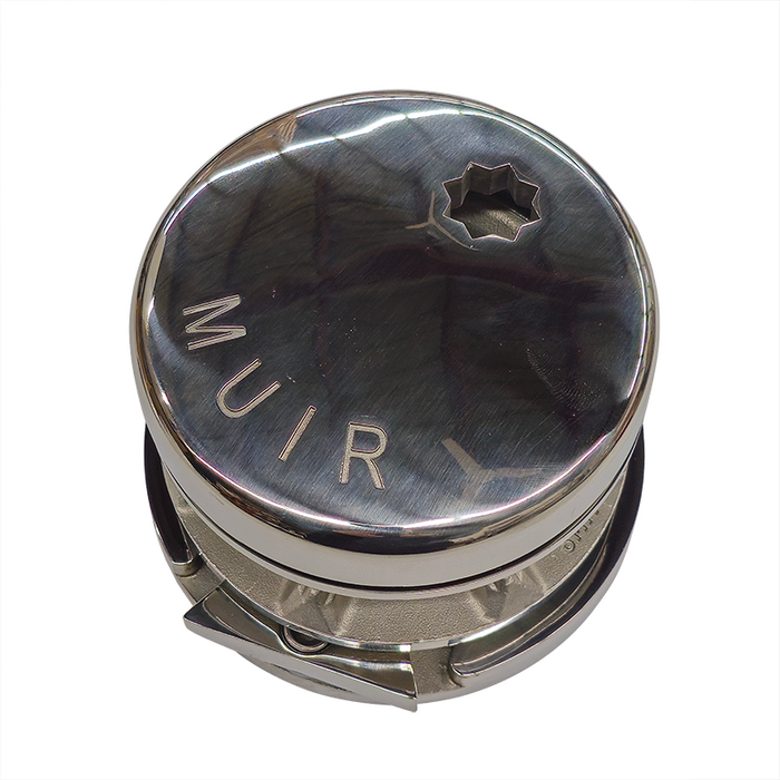 Muir Easyweigh 500 Manual, Round Base | Low-Profile, Vert. Rope/Chain Windlass for 5/16" High Tens.