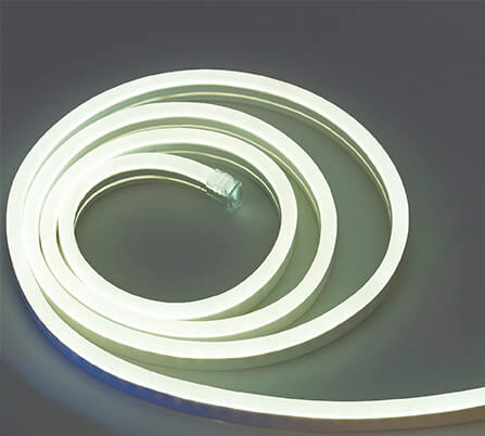 Imtra Lighting Neon LED Rope Light, Top Emitting, Cool White, 24V | 5/16"X5/8" UV Resistant PVC, Cuttable Every 6.6"