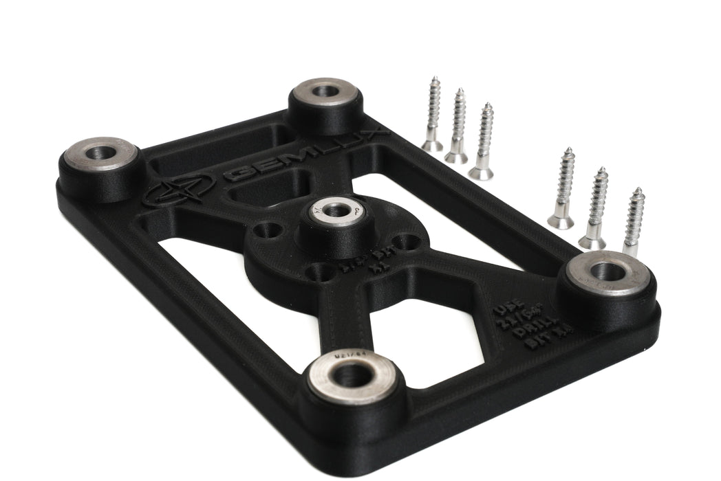 Drill Template, 3D with bushings, for Bluewater/Deluxe Base