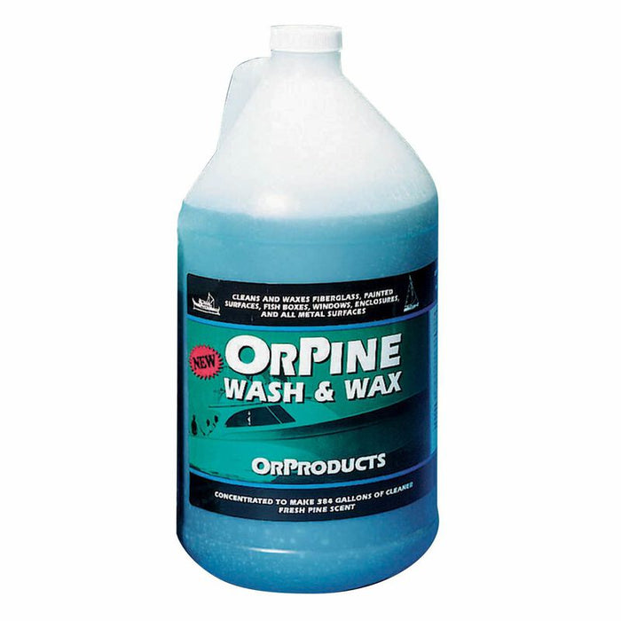 OrPine Wash & Wax One Gallon Bottle