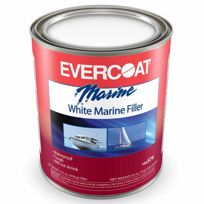 Fibre Glass-Evercoat 100574 White Marine Filler