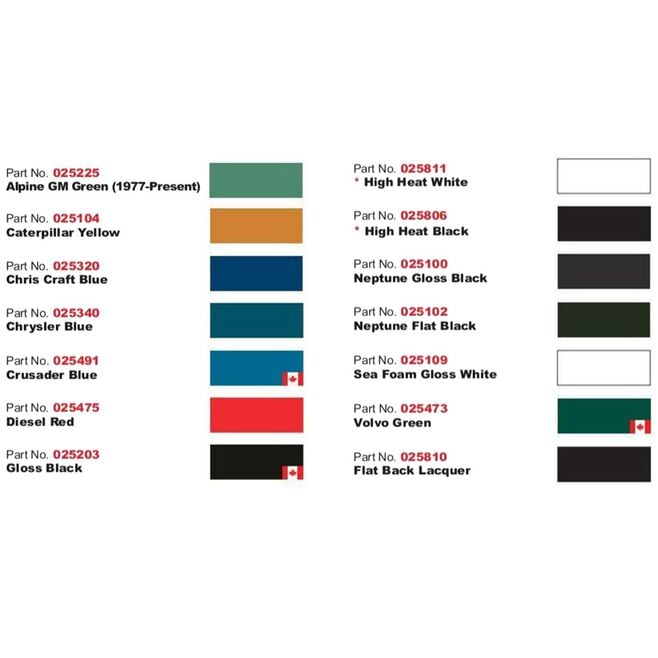 Moeller 25100 Color Vision Engine Paint, Neptune Black