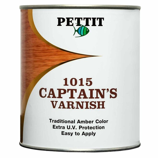 Pettit 8710108 Captain's Varnish, Qt.
