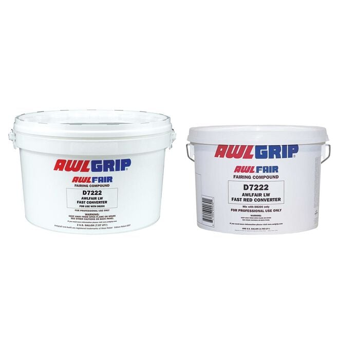 Awlgrip OD7222/2GLUS Awlfair LW Trowelable Fairing Compound Fast Converter, Red 2-Gal.