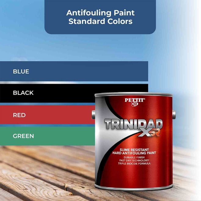 Pettit 1189006 Trinidad XSR Anti-Fouling Paint, Gallon, Black