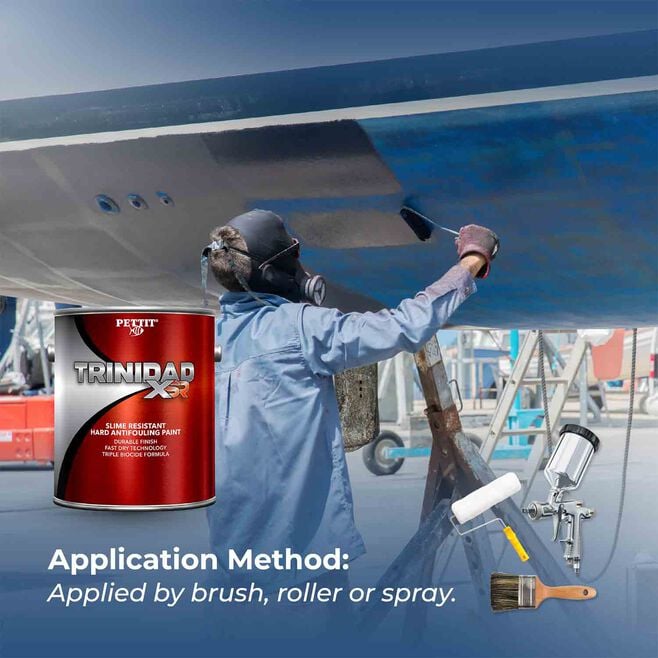 Pettit 1189006 Trinidad XSR Anti-Fouling Paint, Gallon, Black