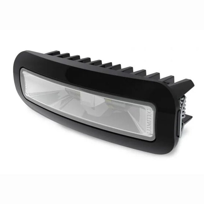 Lumitec 101729 Capri3 Flush Mount LED Flood Light, Black Housing, Spectrum (RGBW)
