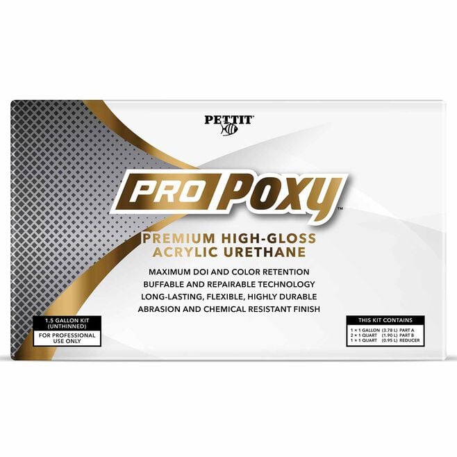 Pettit 1333406KIT ProPoxy Two-Part Acrylic Urethane Topside Paint, Sea Foam