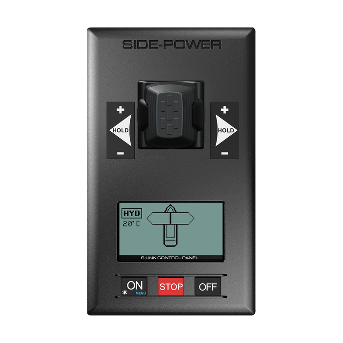Panel SidePower, control de empuje proporcional con joystick único | con cubierta, S-Link, 12/24 V, propulsores SEP, SAC y SH