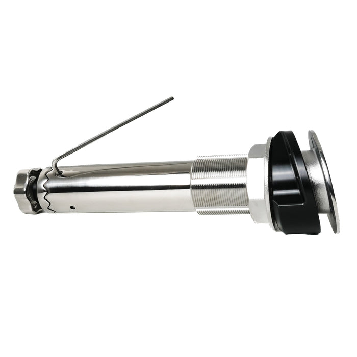 ROD HOLDER 15 DEG LARGE TEAKSAVER, LOCKABLE SWIVEL, BLACK SPLINED ADAPTER