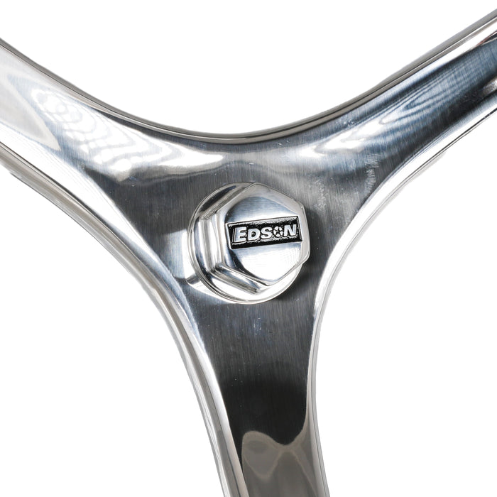 Edson Polished Stainless Steering Wheel- 1710ST