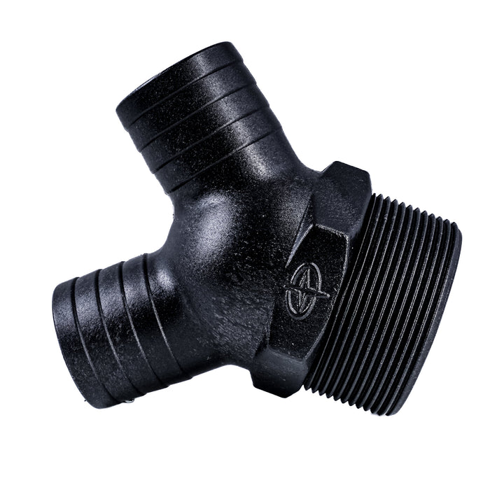 MULTI PORT ADAPTER 2” MNPT X 1.5” HOSE BARBS
