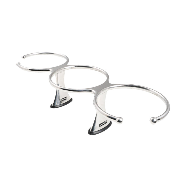 Edson Drink Holder, Triple, Stainless
