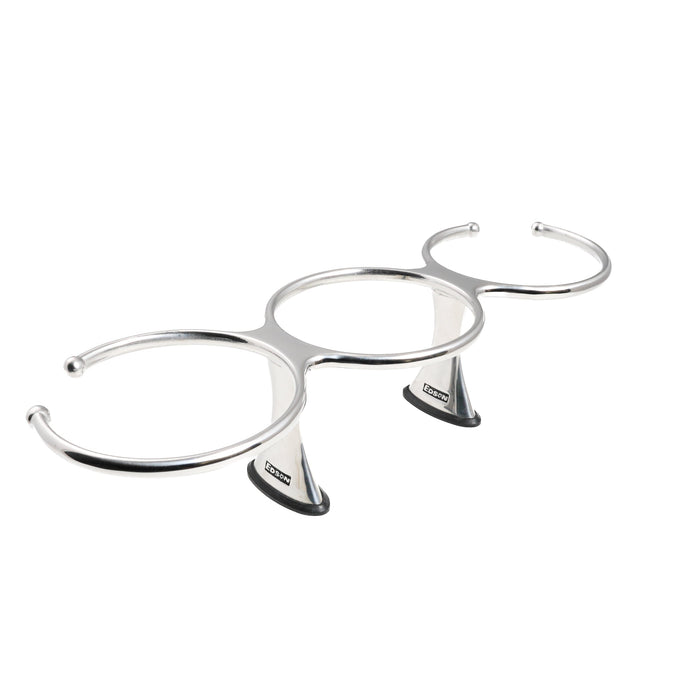 Edson Drink Holder, Triple, Stainless