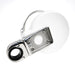Single Clamp-On Stainless Drink Holder w/White Poly Base