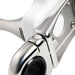 Single Clamp-On Stainless Drink Holder w/White Poly Base