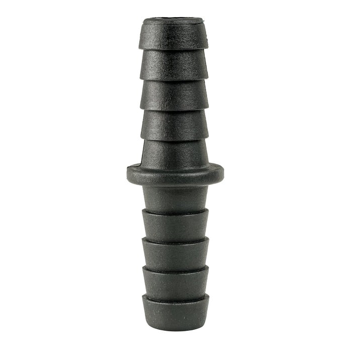 Hose Barb to Hose Barb Adapter .5"/.5" (12.7mm/12.7mm), Black