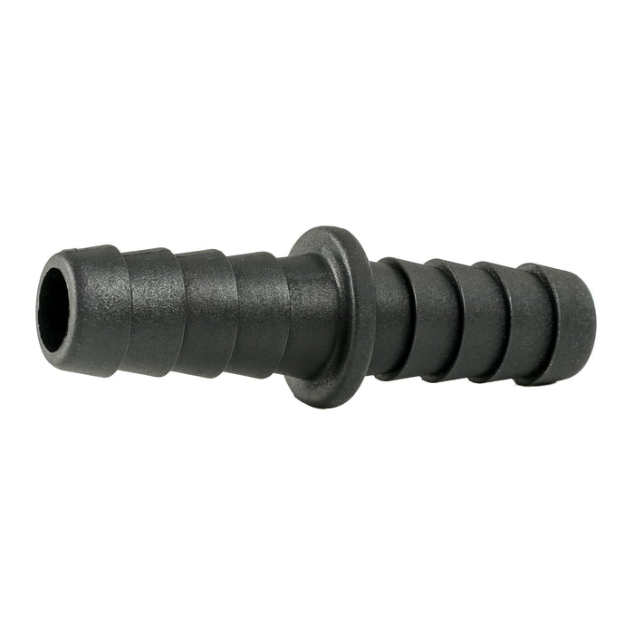 Hose Barb to Hose Barb Adapter .5"/.5" (12.7mm/12.7mm), Black