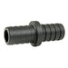 Hose Barb to Hose Barb Adapter .75"/.75" (19.1mm/19.1mm), Black