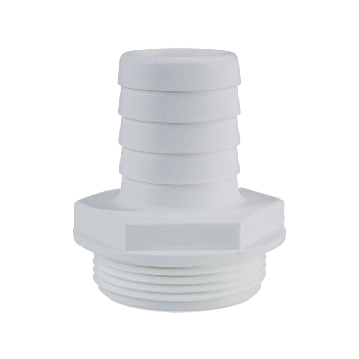 Y Valve (Aquavalve) Hose Barb 1.25" x 1.5" (31.8mm x 38.1mm) BSP, White