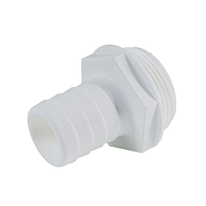 Y Valve (Aquavalve) Hose Barb 1.25" x 1.5" (31.8mm x 38.1mm) BSP, White