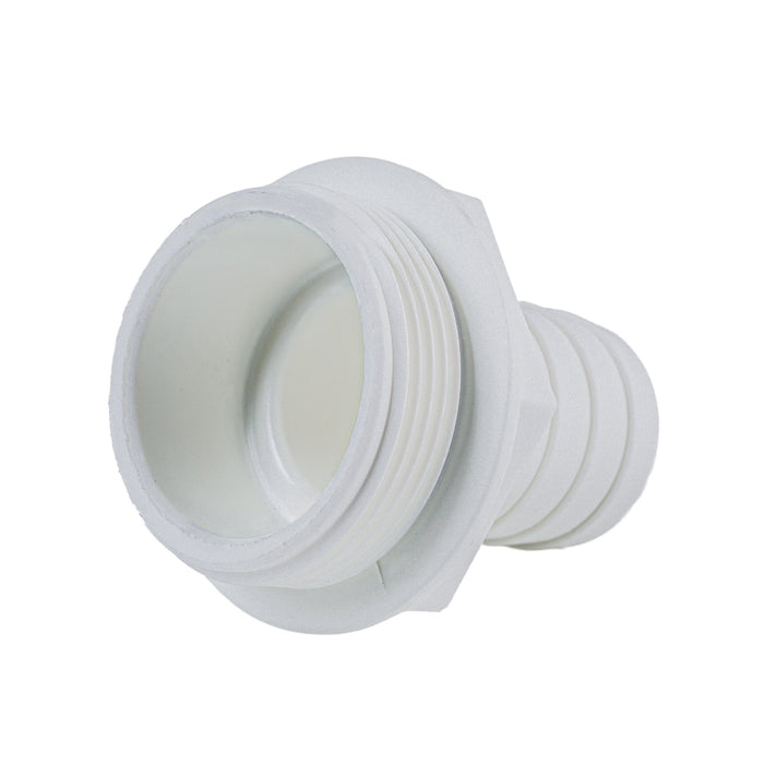 Y Valve (Aquavalve) Hose Barb 1.25" x 1.5" (31.8mm x 38.1mm) BSP, White