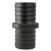 Hose Barb to Hose Barb Adapter 1.5"/1.5" (38.1mm/38.1mm), Black