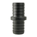 Hose Barb to Hose Barb Adapter 1.25"/1.25" (31.8mm/31.8mm), Black