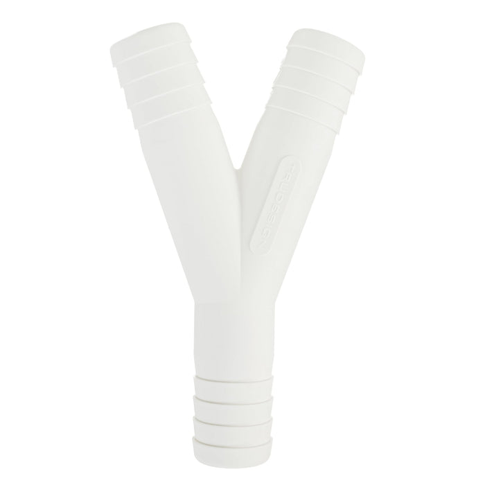 Y Piece for Boats - 1" (25.4mm), White