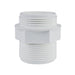Connector Threaded 1.5" / 1.5" (38.1mm / 38.1mm) BSP White