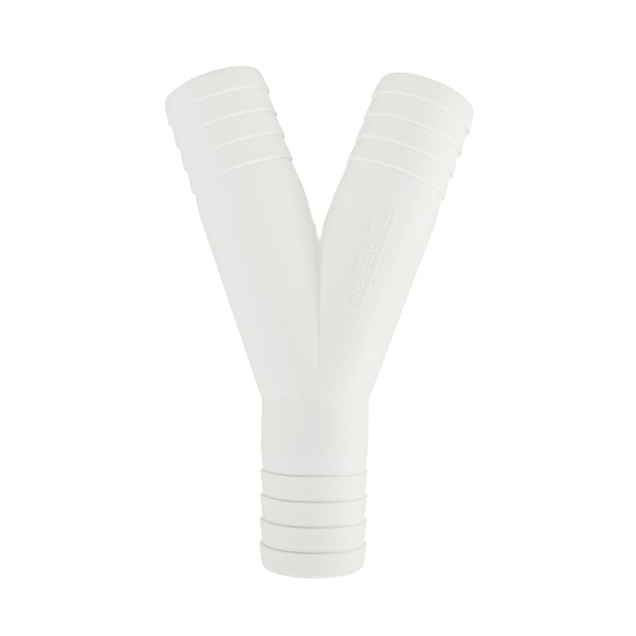 Y Piece 1.25" (31.8mm), White